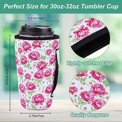 Neoprene Cup Sleeve AJEW-WH0302-002-1