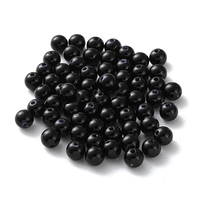 Plastic Imitation Pearl Beads FIND-M059-01B-04-1