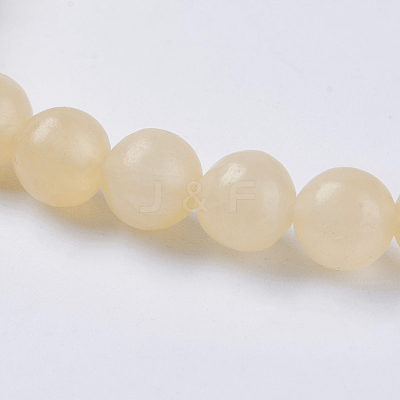 Natural Topaz Jade Beads Strands G-G515-6mm-03B-1