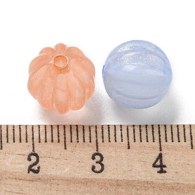 Luminous Acrylic Beads X-OACR-E041-19-1