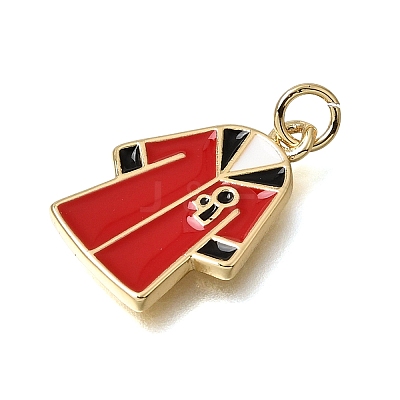 Alloy Enamel Pendants KK-CBAC91C-02G-A-1