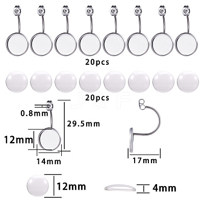 DIY Earring Makings DIY-SC0008-90P-12mm-1