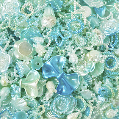 Opaque ABS Plastic Beads FIND-TAC0016-33A-1