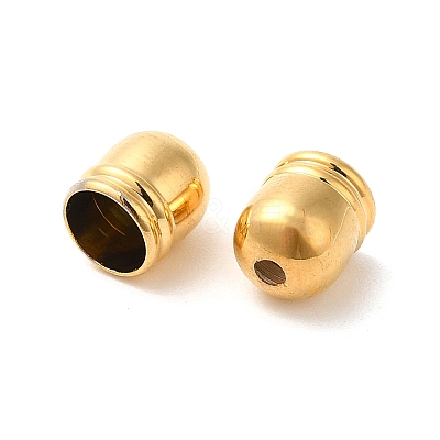 Rack Plating Brass Cord Ends KK-Q772-27G-1