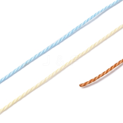 Segment Dyed Waxed Polyester Cord YC-C003-02B-1