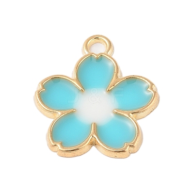 Rack Plating Alloy Pendants FIND-C059-01G-01-1