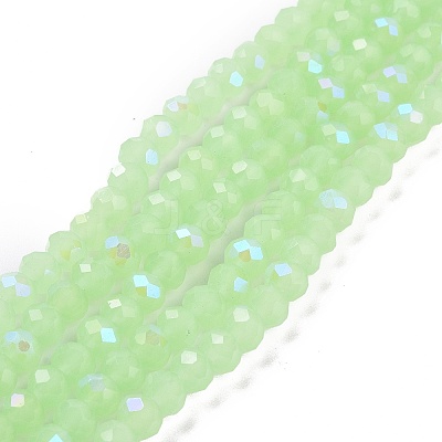 Electroplate Glass Beads Strands EGLA-A034-J2mm-L04-1