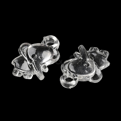 Transparent Acrylic Pendants TACR-G048-31-1