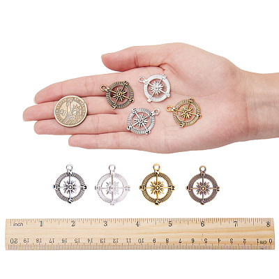 Tibetan Style Alloy Pendants TIBEP-PH0004-97-1