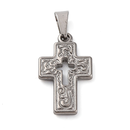 304 Stainless Steel Pendants X-STAS-P241-10P-1