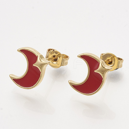 (Jewelry Parties Factory Sale)Brass Stud Earrings EJEW-S201-175A-1