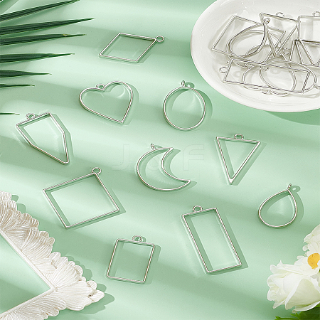 20Pcs 10 Styles Alloy Pendants FIND-LP0006-07P-1