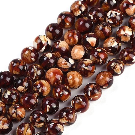 Sythetic Amber Beads Strands X1-G-M199-02B-1