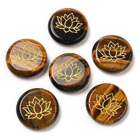 Natural Tiger Eye Cabochons G-C158-04G-1