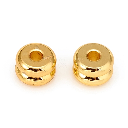 Long-Lasting Plated Brass Spacer Beads X-KK-D160-21G-1