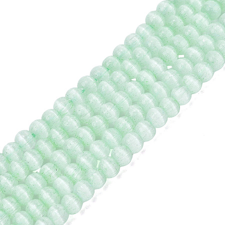 Glass Imitation Cat Eye Beads Strands GLAA-N075-01A-01-1