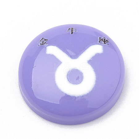 Constellation/Zodiac Sign Resin Cabochons LS-CRES-N010-07D-1