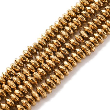 Electroplate Non-magnetic Synthetic Hematite Beads Strands X-G-J160-D-02-1