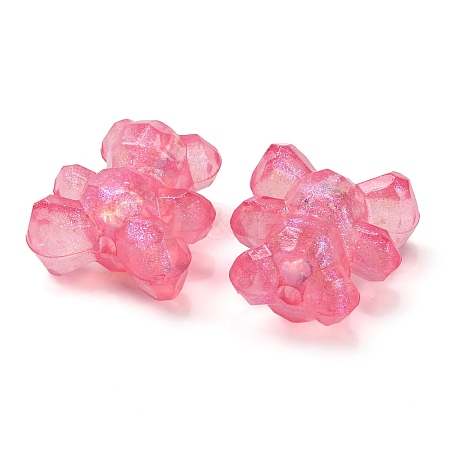 Luminous Transparent Acrylic Beads MACR-D024-30-02-1