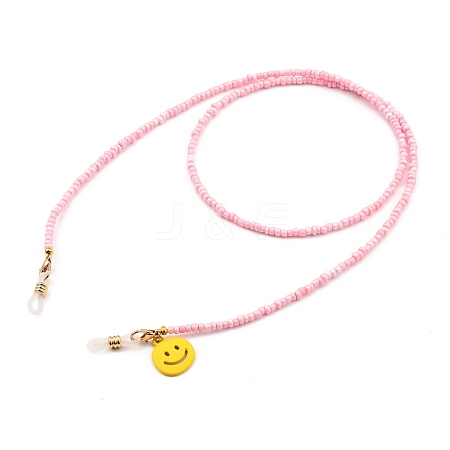 Glass Seed Beads Eyeglasses Chains AJEW-EH00117-05-1