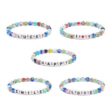 Word Bracelet BJEW-JB08584-1