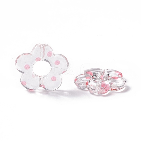 Transparent Acrylic Beads OACR-C009-06D-1