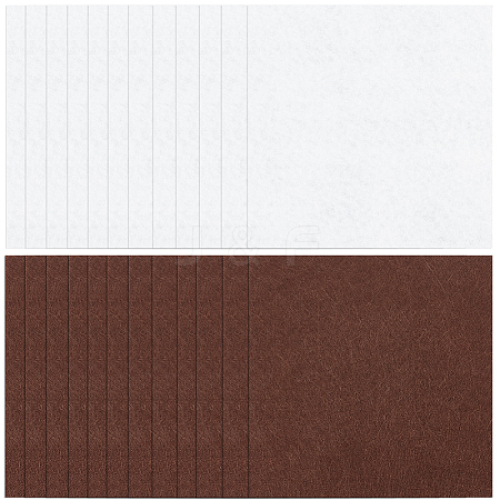 40 Sheets 2 Colors Felt Fabric DIY-CP0010-57-1