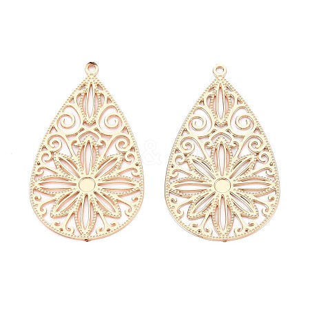 Brass Pendants KK-N278-15KCG-1