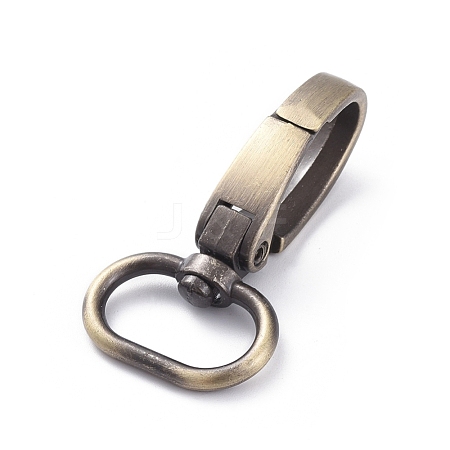 Alloy Swivel Clasps X-PALLOY-WH0067-78AB-1