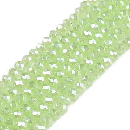 Electroplate Glass Beads Strands EGLA-A044-J2mm-A08-1