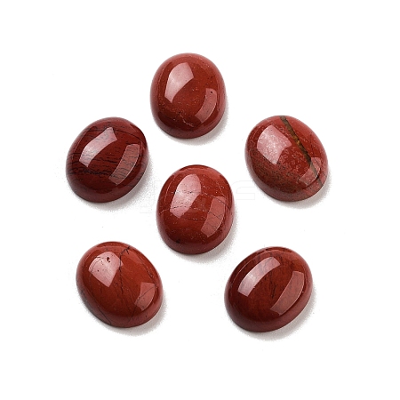 Natural Red Jasper Cabochons G-G145-01A-26-1