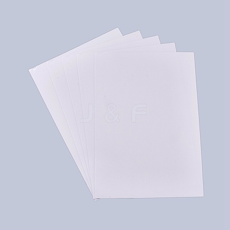 A4 Transparent Waterproof PVC Film AJEW-WH0054-03-1