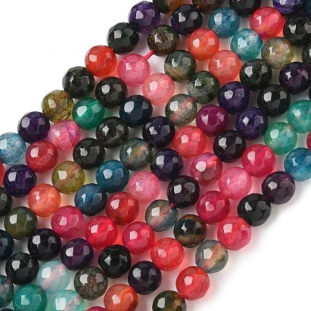Natural Agate Beads Strands G-C082-A01-60-1