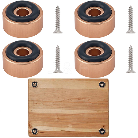 4Pcs Aluminum Furniture Pads FIND-CP0003-81KCG-1
