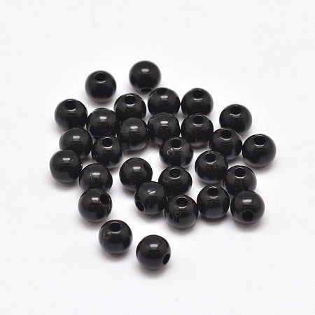 Round Acrylic Beads X-MACR-D288-4mm-1