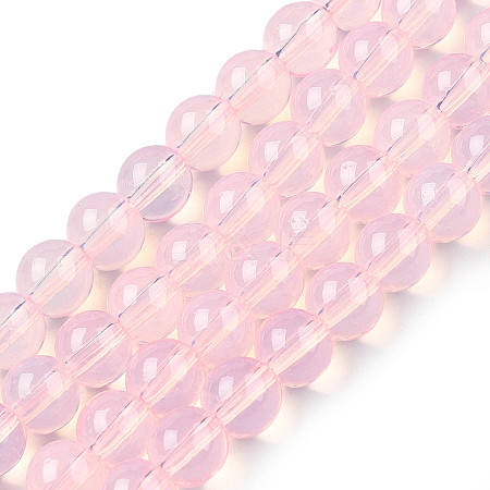 Baking Painted Glass Beads Strands X-DGLA-Q023-6mm-DB3-1