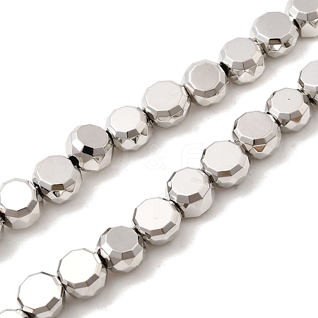Electroplate Glass Beads Strands EGLA-F166-04A-P-1