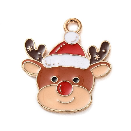 Alloy Enamel Pendants LS-ENAM-B030-02G-06-1