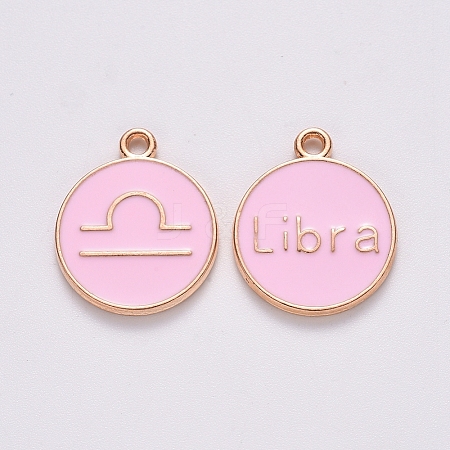 Alloy Enamel Pendants LS-X-ENAM-S124-01B-09K-1