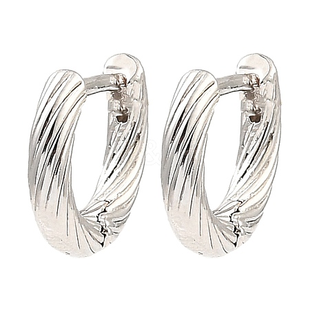 Brass Hoop Earrings EJEW-I289-04P-1