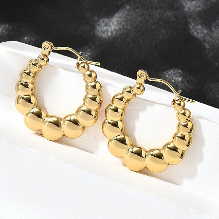 304 Stainless Steel Hoop Earrings for Women EJEW-L296-061G-1