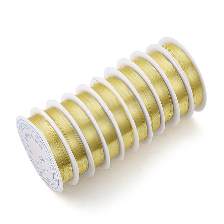 Round Copper Jewelry Wire X-CWIR-Q006-0.3mm-G-1