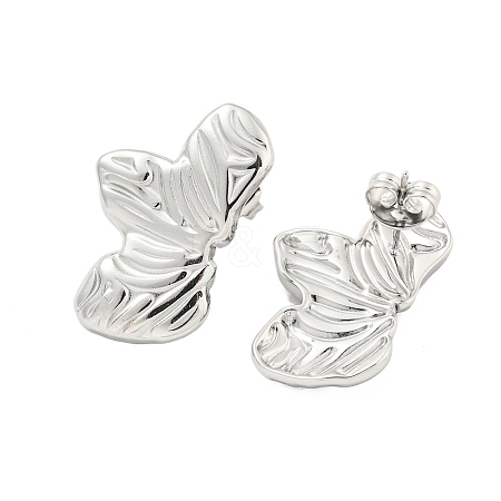 304 Stainless Steel Earring Findings EJEW-O002-09P-1