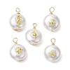 ABS Plastic Imitation Pearl Pendants PALLOY-JF02601-04-1