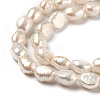 Natural Cultured Freshwater Pearl Beads Strands PEAR-L033-32D-2