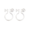 Plastic Clip-on Earring Findings KY-YW0001-46-1