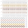 SOFPLATE 200Pcs 5 Color Brass Earring Hooks KK-SP0001-42-1