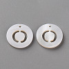 Natural Freshwater Shell Pendants LS-SHEL-Q311-008O-1