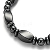 Non-Magnetic Synthetic Hematite Bracelets BJEW-E003-8-3