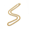 Men's 201 Stainless Steel Cuban Link Chain Necklace NJEW-N050-A06-7-50G-3